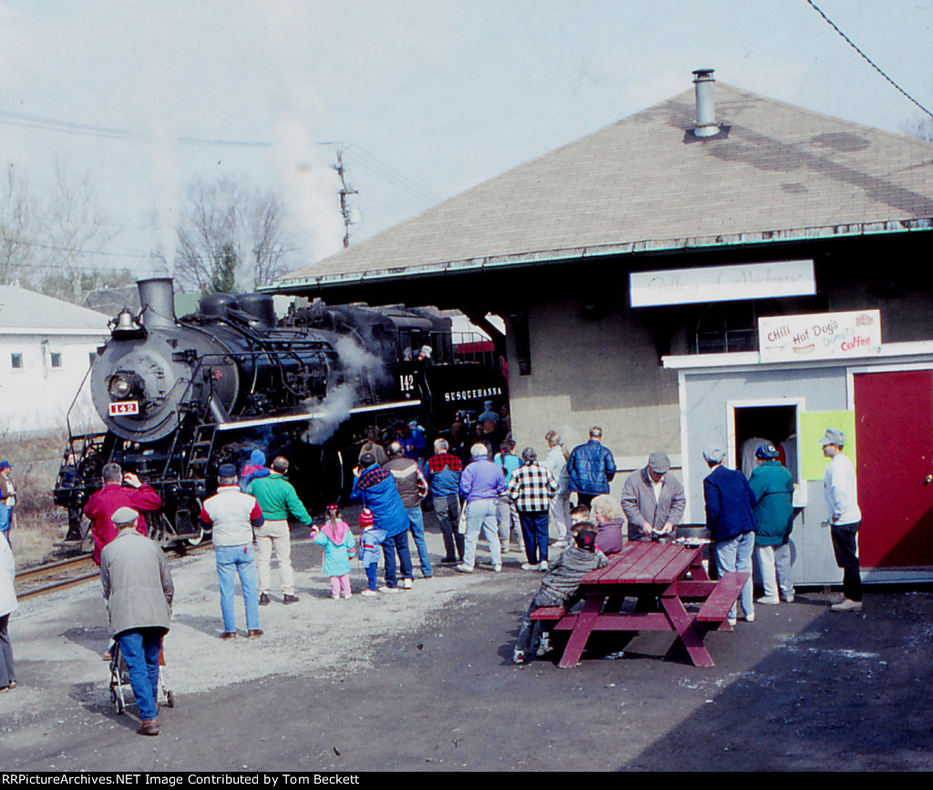 At the station